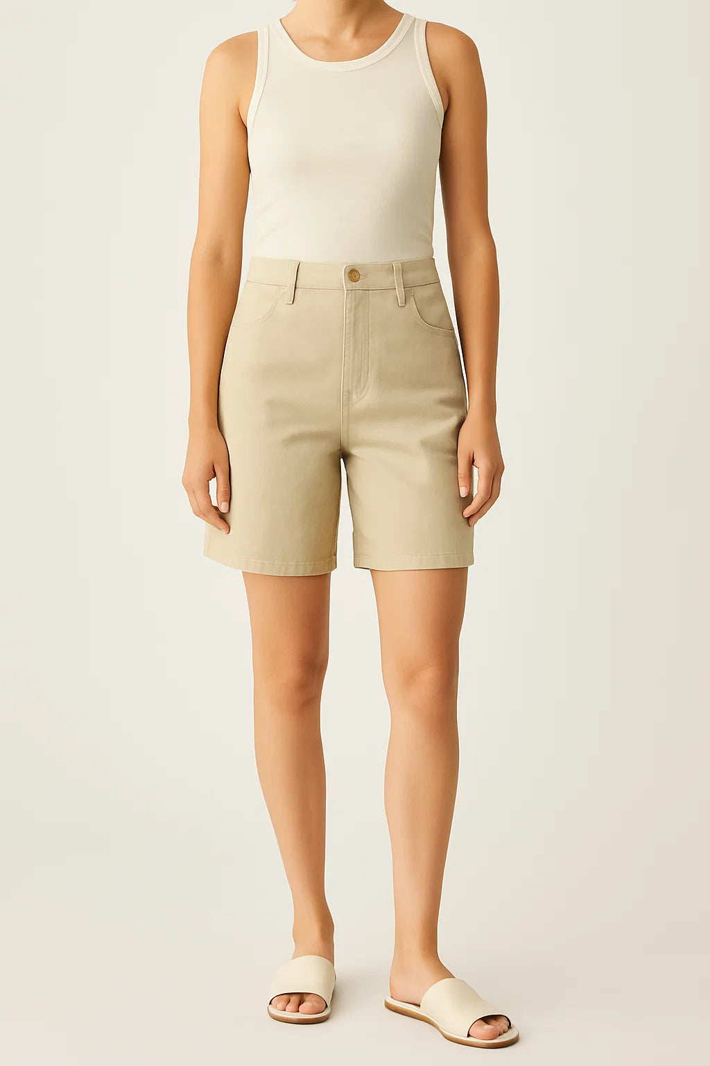 Mira - High Rise Bermuda Shorts